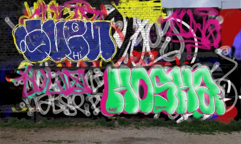 Graffiti artwork by hosha