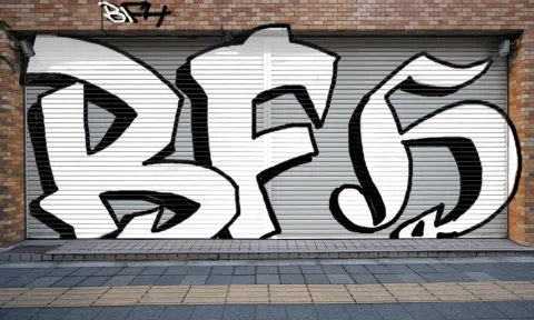 Graffiti artwork by NiebieskiVandals