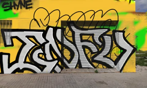 Graffiti artwork by infu
