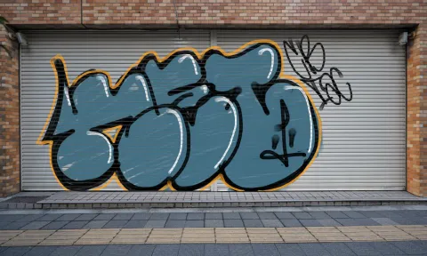 Throwie by het