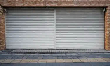 Closed Shutter graffiti wall